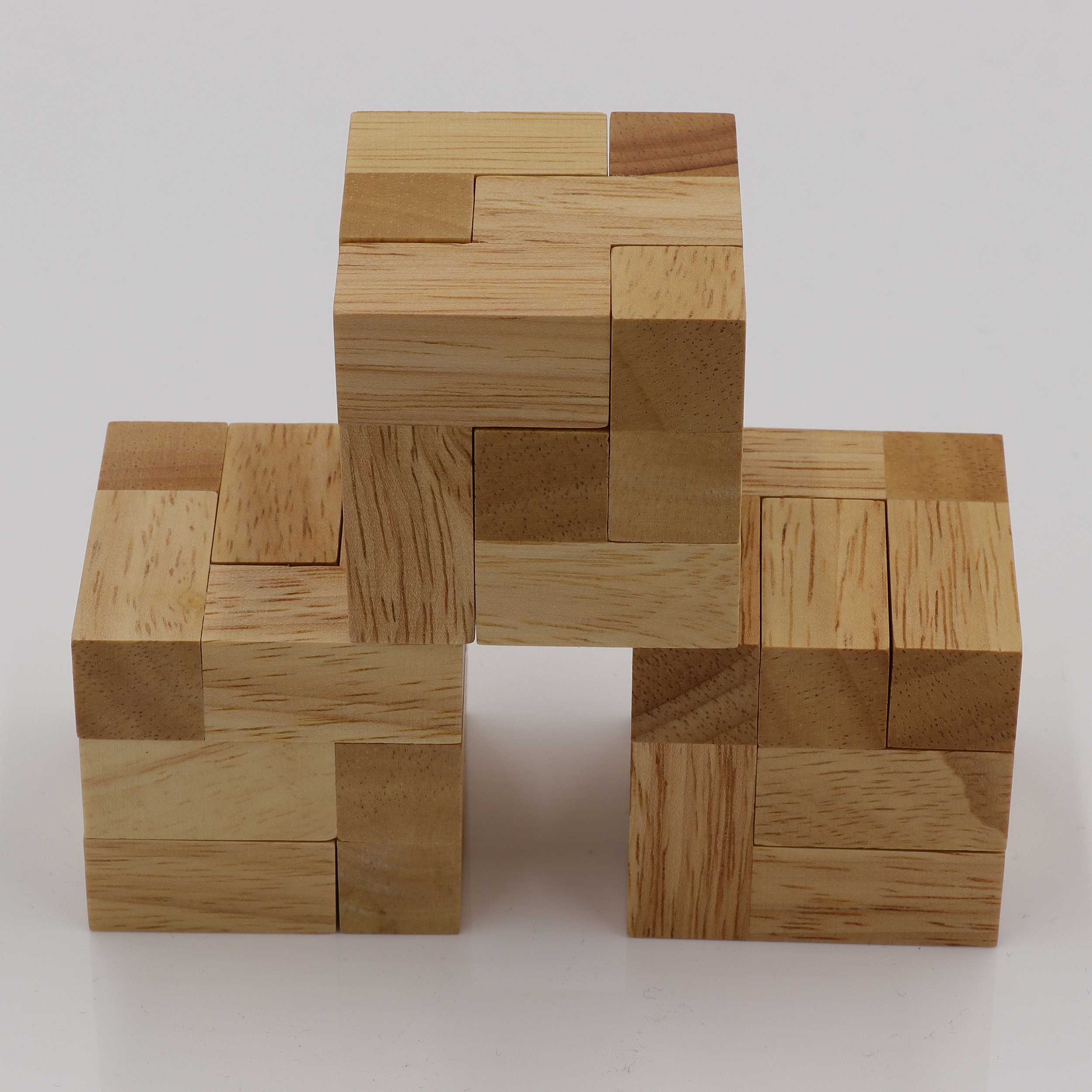 Tea Time Cubes - Geduldspiel aus Holz - 3D Puzzle - Interlock Problem