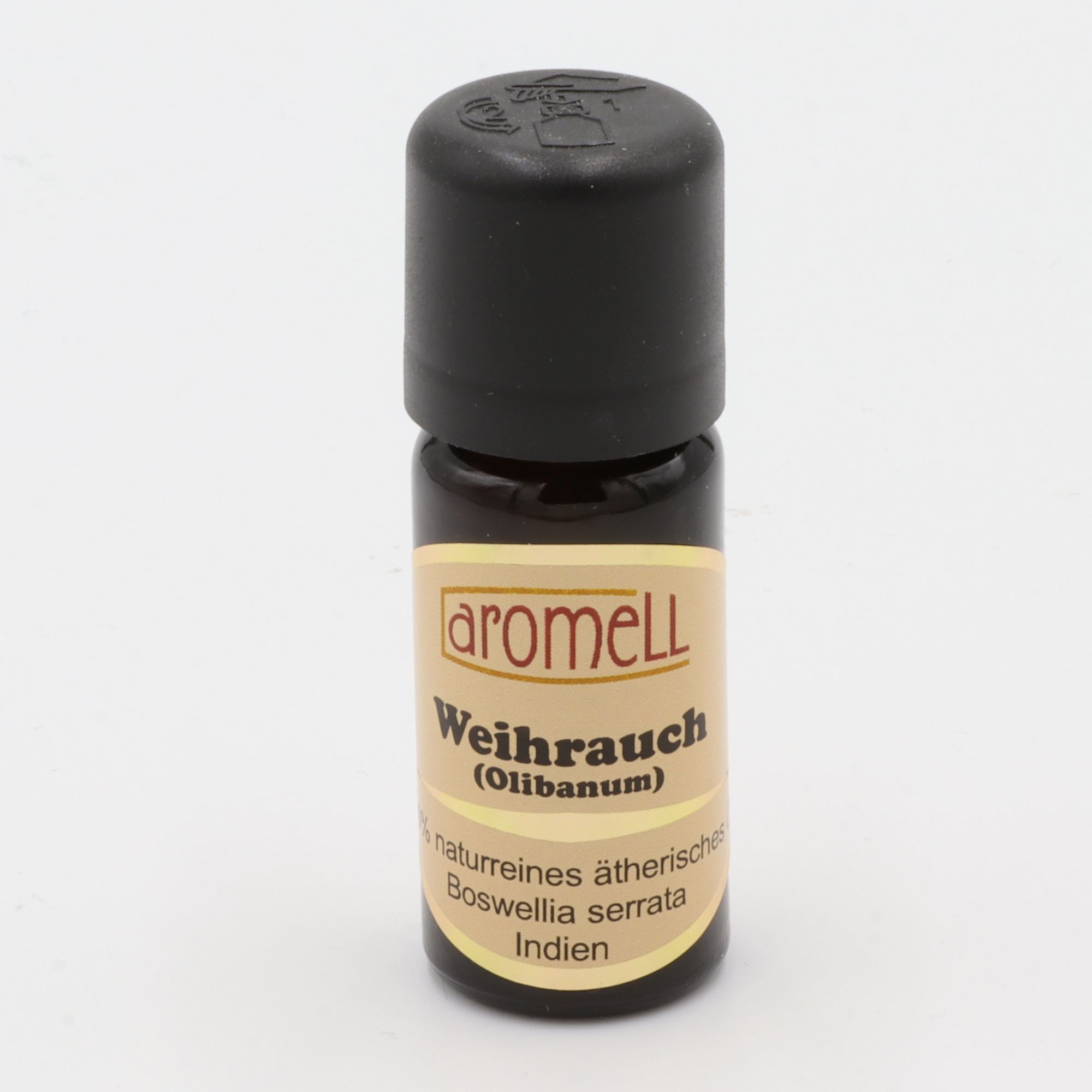 Ätherisches Öl - Aromell - Weihrauch (Olibanum) - 100% naturrein - Boswellia Serrata aus Indien - aromatischer Raumduft für Dein Wohlbefinden - Glas mit Tropfendosierung