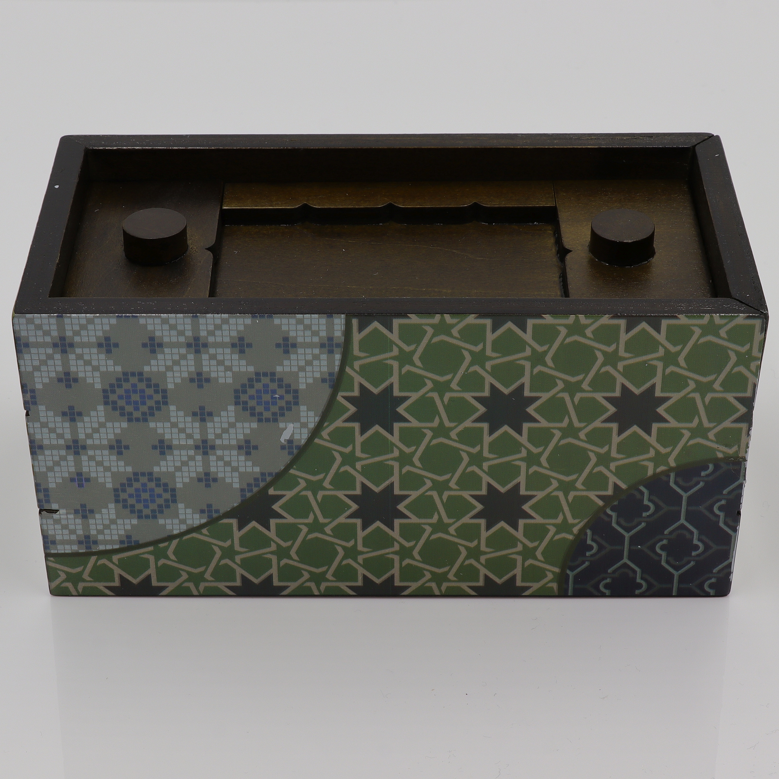 Summer - Trick-Kiste aus Holz - Puzzle Box - Secret Opening Problem