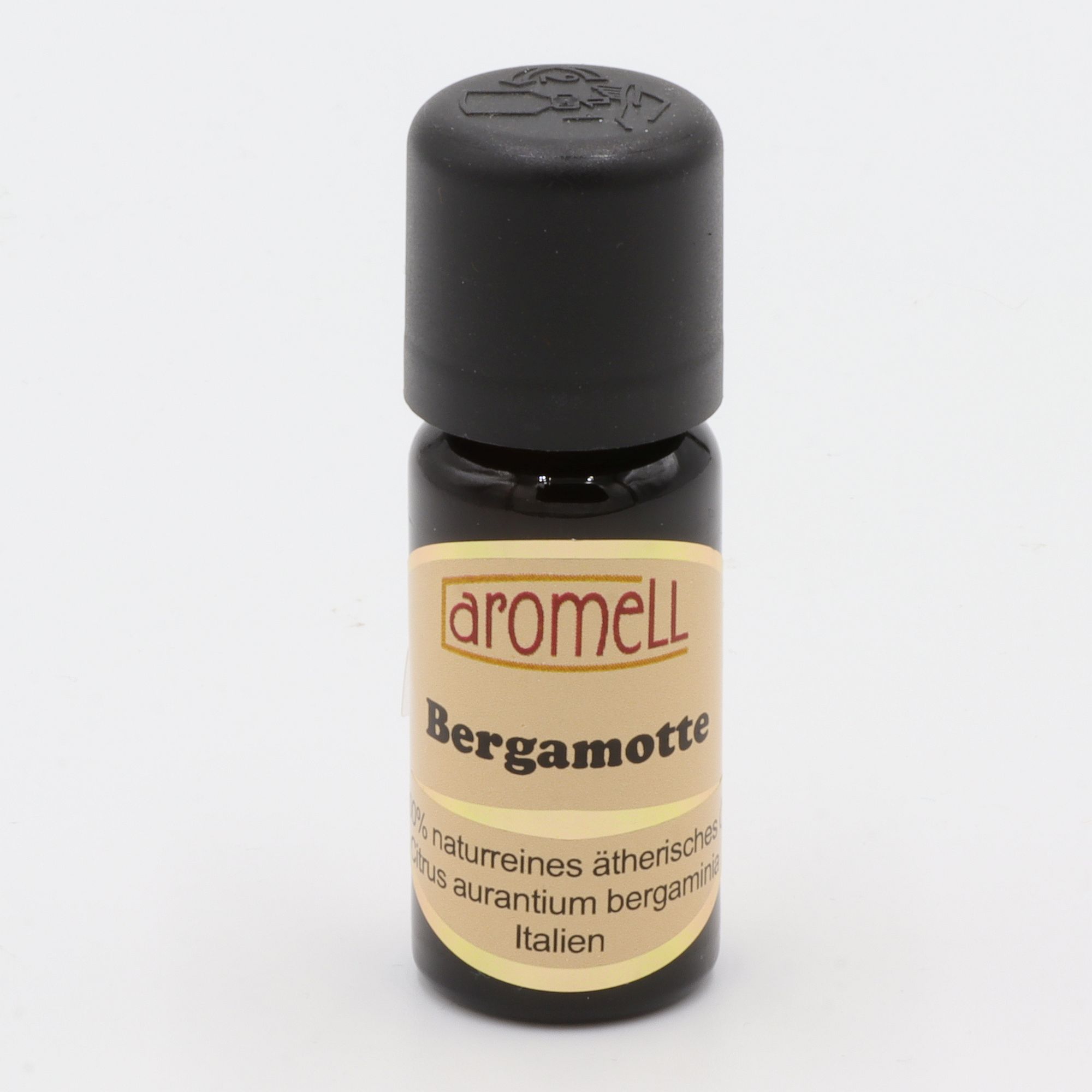 Ätherisches Öl - Aromell - Bergamotte - 100% naturrein - Citrus Aurantium Bergaminia aus Italien - aromatischer Raumduft für Dein Wohlbefinden - Glas mit Tropfendosierung