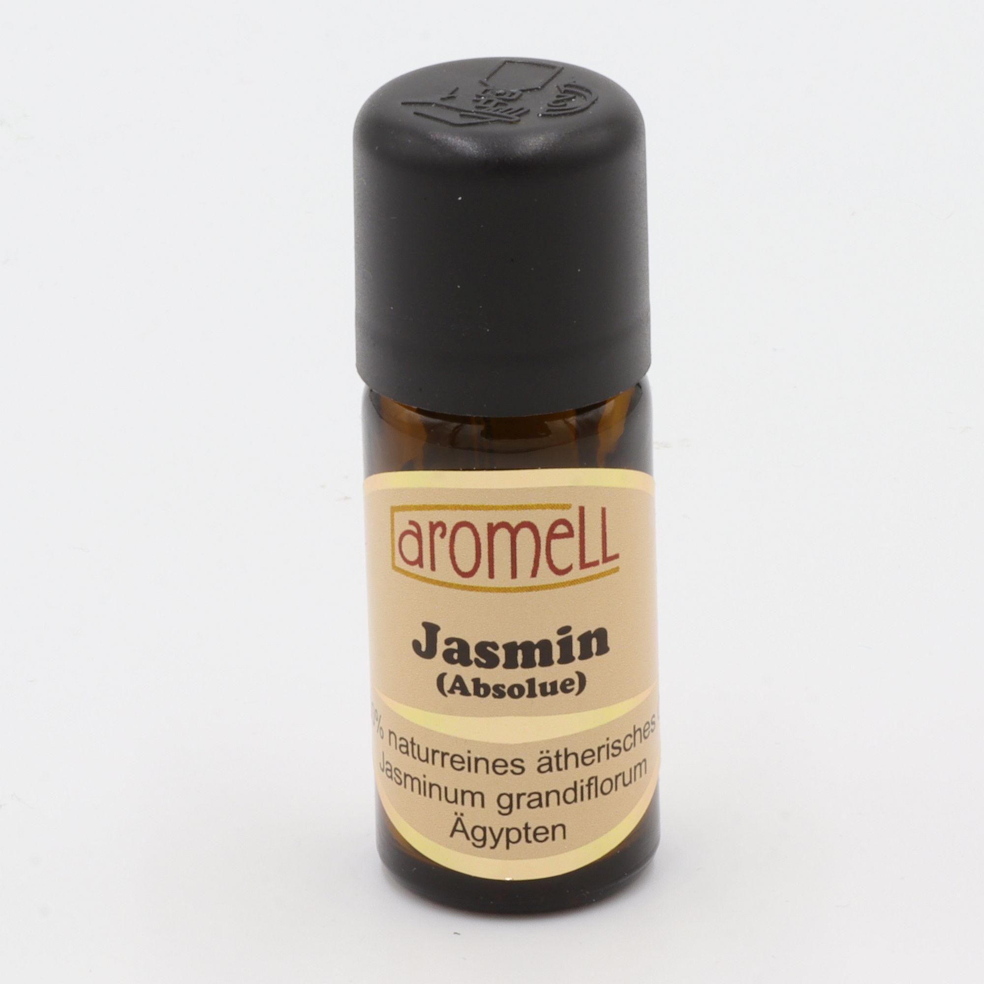 Ätherisches Öl - Aromell - Jasmin (Absolue) - 100% naturrein - Jasminum Grandiflorum aus Ägypten - aromatischer Raumduft für Dein Wohlbefinden - Glas mit Tropfendosierung