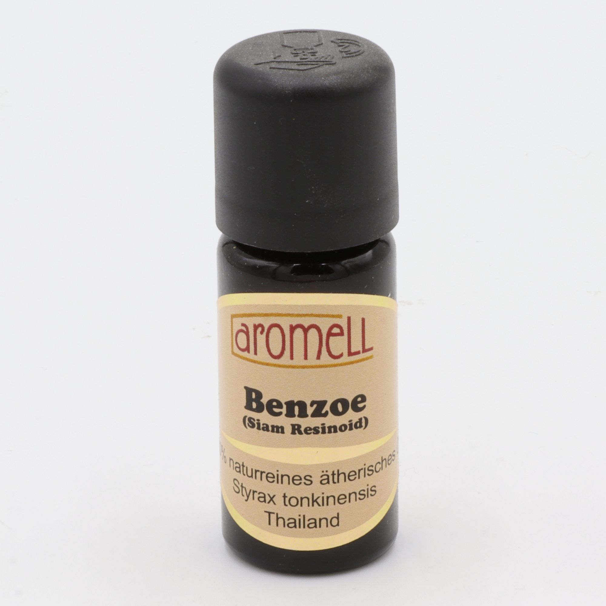 Ätherisches Öl - Aromell - Benzoe (Siam Resinoid) - 100% naturrein - Styrax Tonkinensis aus Thailand - aromatischer Raumduft für Dein Wohlbefinden - Glas mit Tropfendosierung