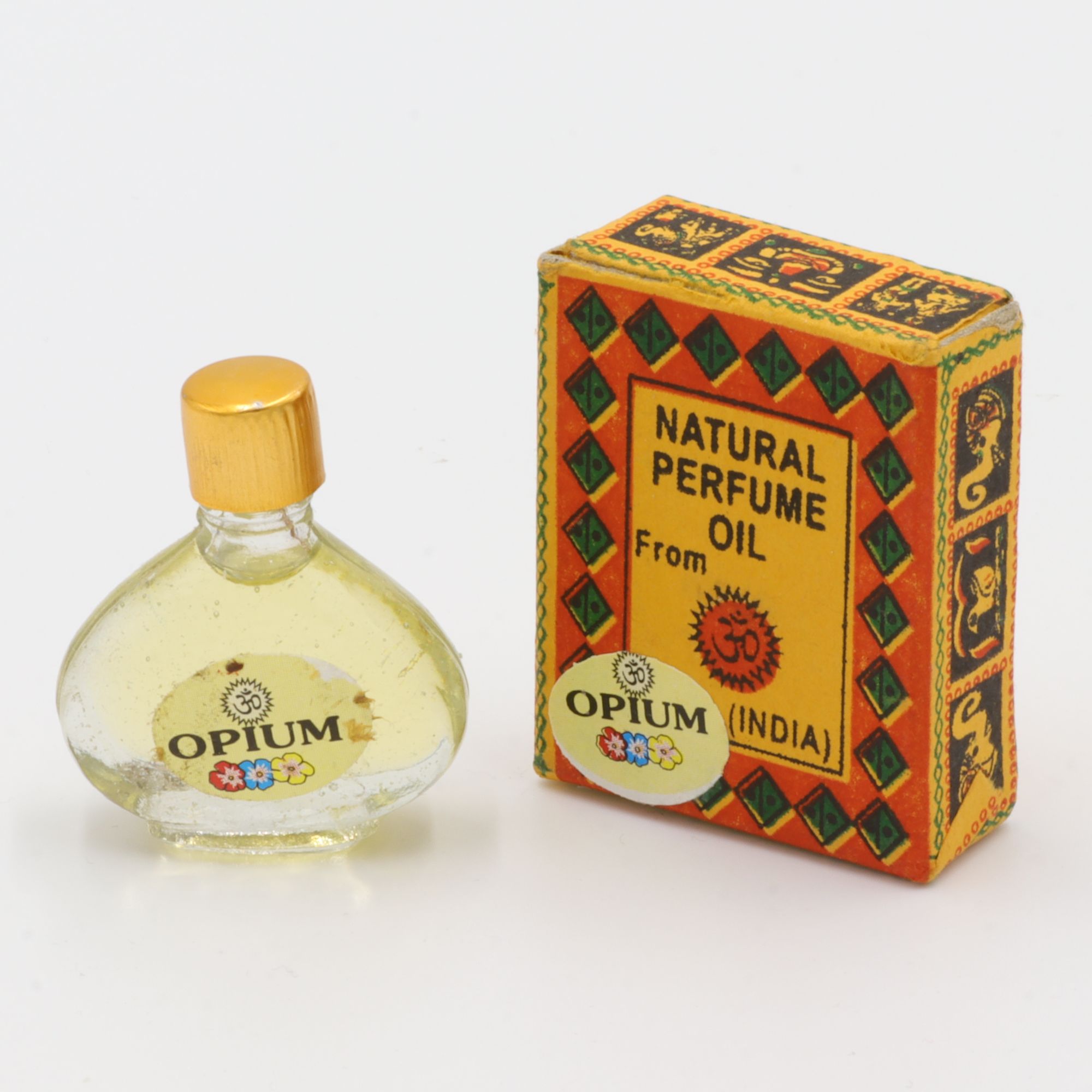 Natürliches Parfüm Öl - Om Expo - Opium - betörender Duft aus Indien - in süßem Flakon aus Glas