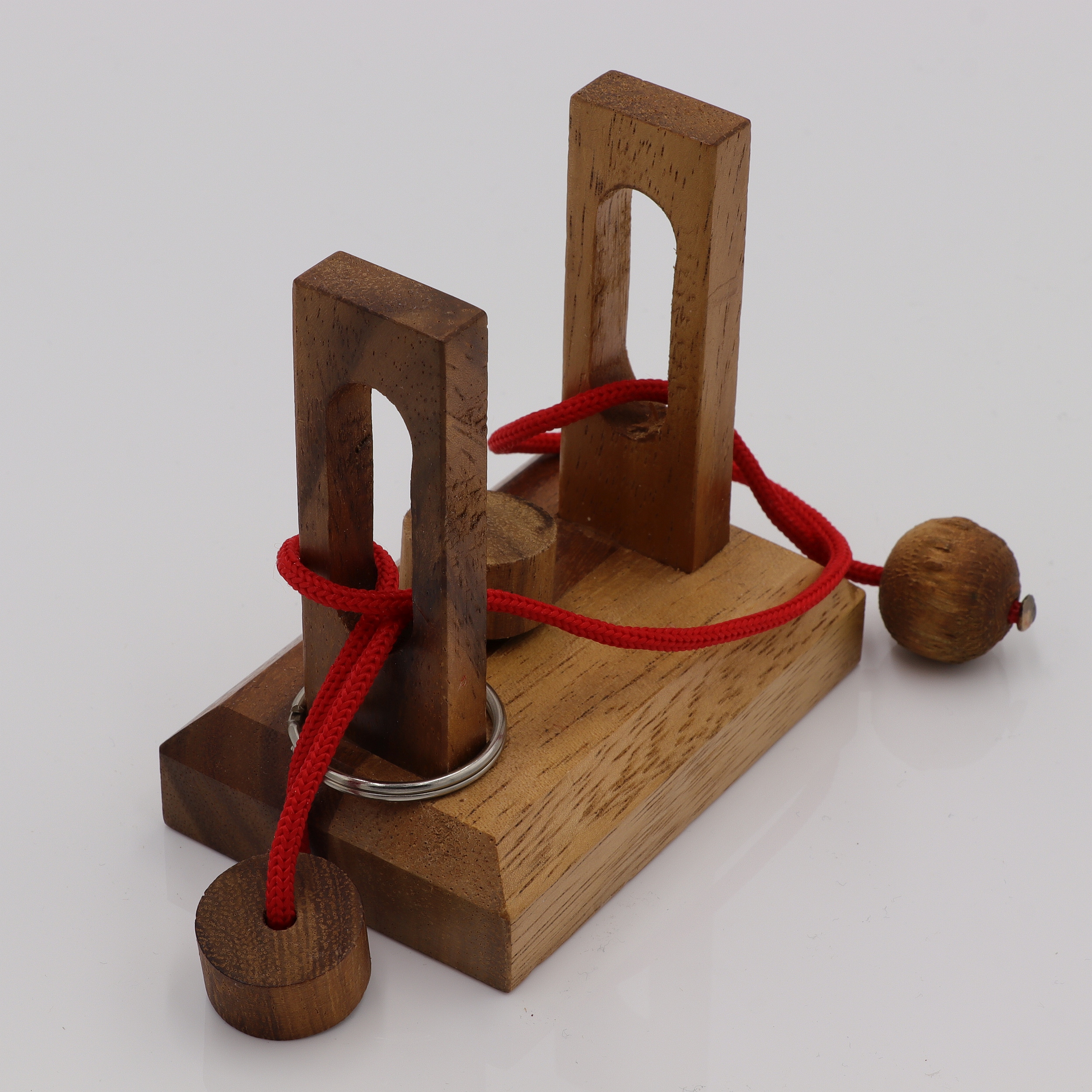 Tower Bridge - Geduldspiel aus Holz und Seilen - 3D Puzzle - Tanglement Problem