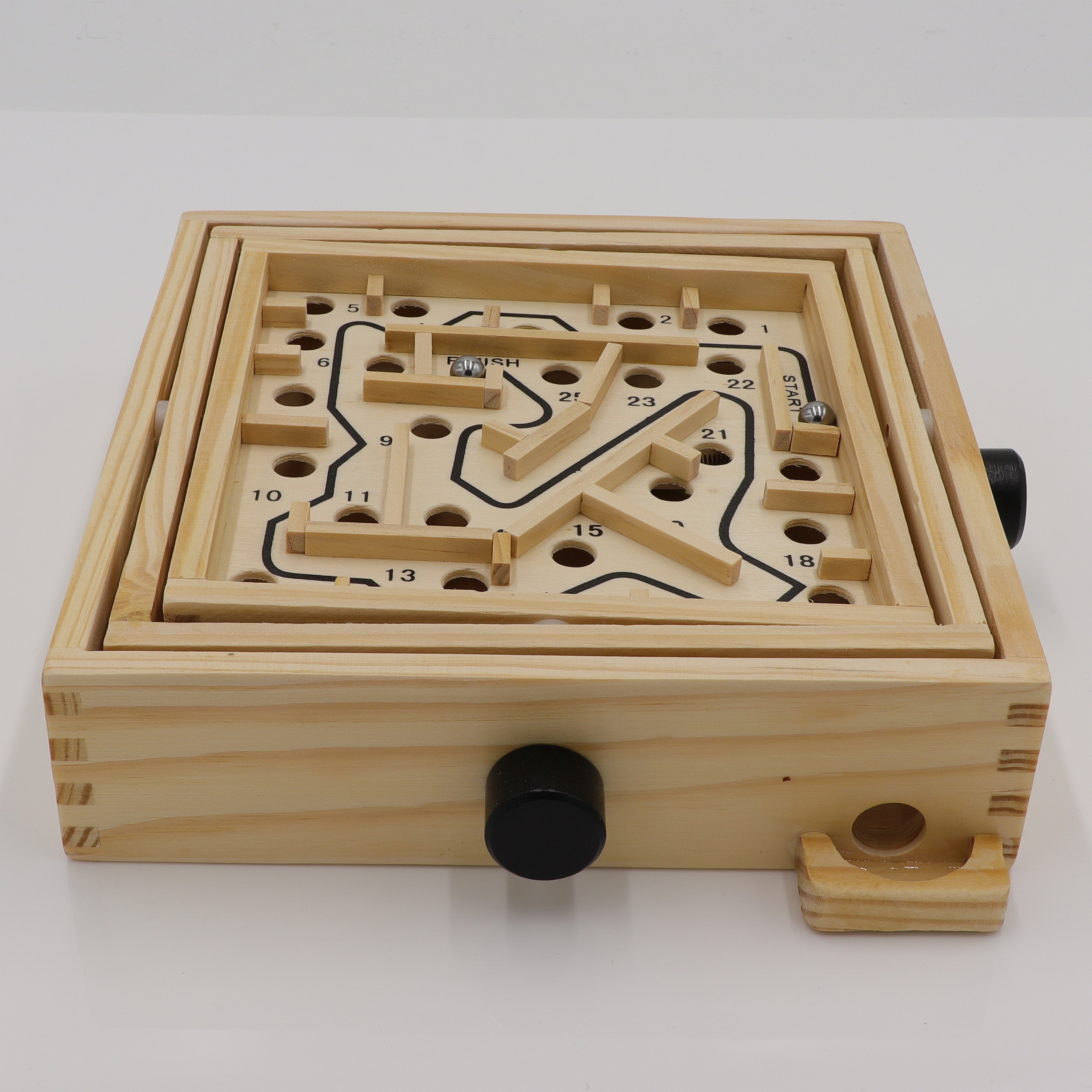 Labyrinth - Geschicklichkeitsspiel aus Holz - Auge und Hand Koordination