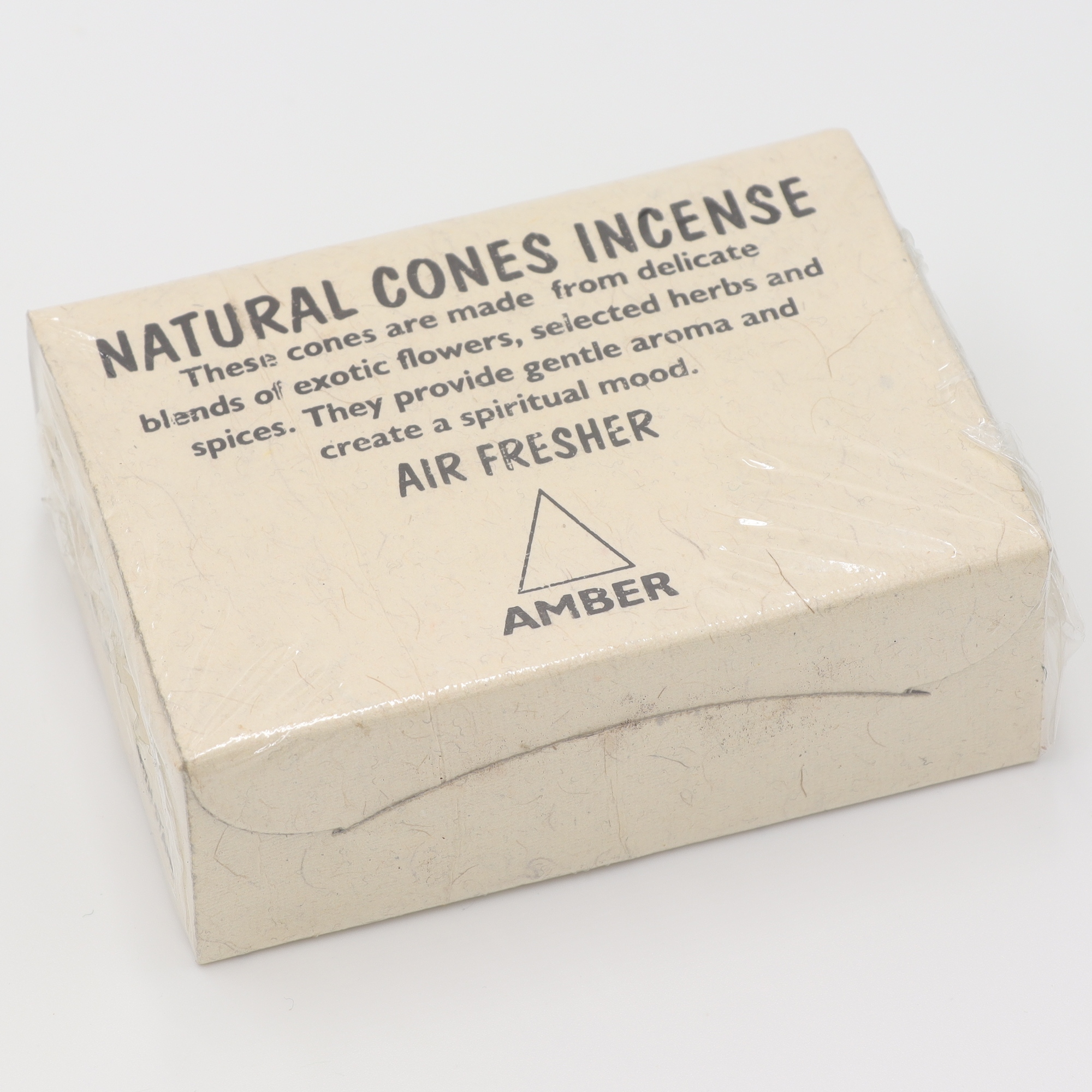 Natural Cones Incense - Amber - Räucherkegel aus Nepal, handgemachte Kegel aus rein natürlichen Zutaten