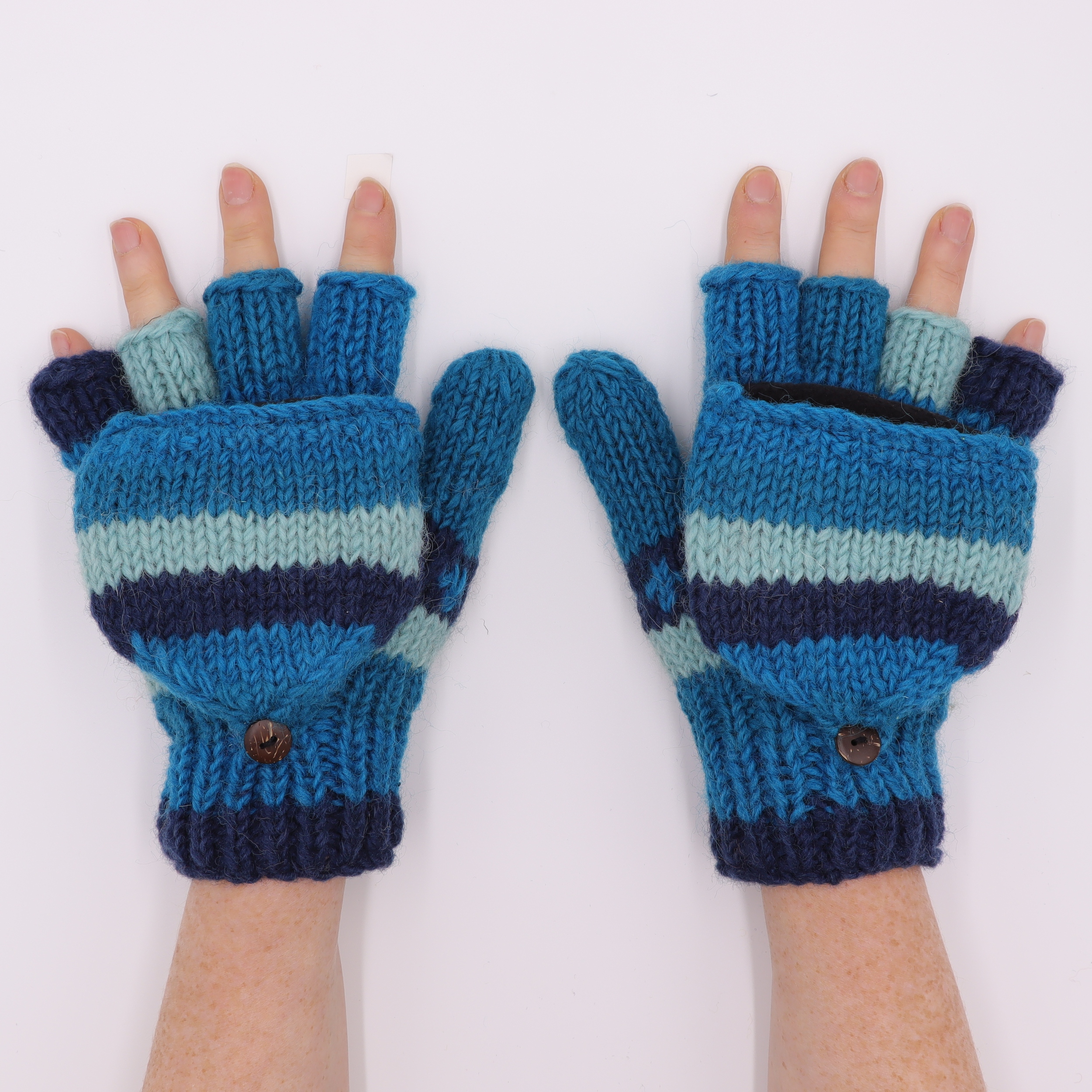 Accessoires Handschuhe Fäustlinge Handschuhe aus Wolle 